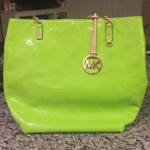 Lime Green Large Tote